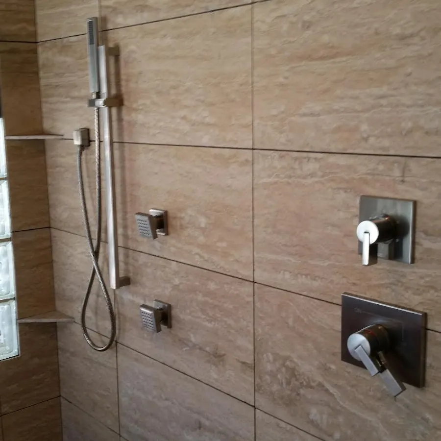Shower fixture installation for Water Heater Replacement in Rockledge